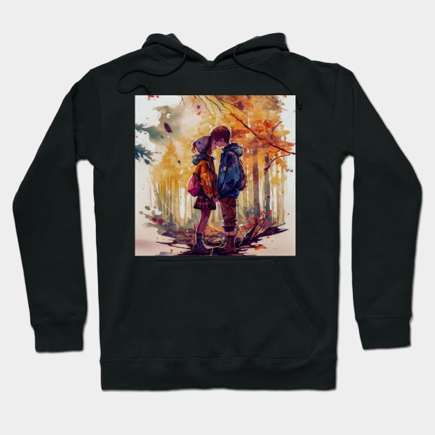 Watercolor Dreams Series Hoodie by VISIONARTIST